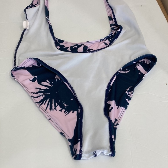 Size M 2-piece sexy monokini swimsuit bathing suit multi color NEW Bikini top - Picture 11 of 15